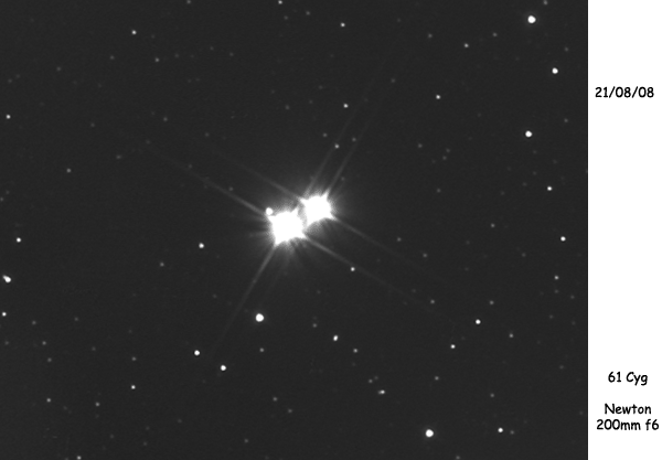 61 Cygni, &copy;Rob in Space
