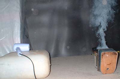 fum�e sans vent, sans observateur proche