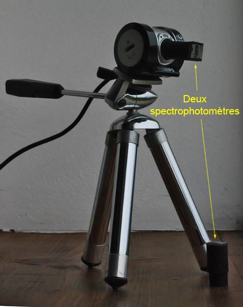 Spectrophotometre webcam �Rob in Space