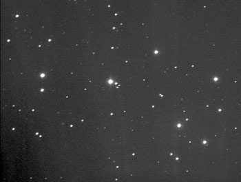 M45 en vert &copy;Rob in Space